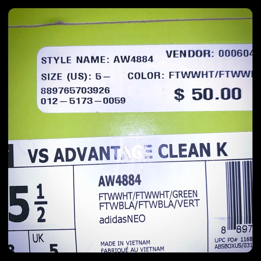 All White Adidas Women’s Size 5.5